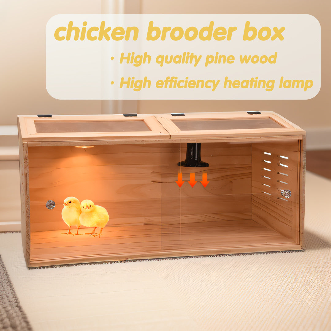 10-15 Chick brooder Box, Intelligent Brooder Box, Chick brooder Box with Heating lamp, Poultry Heater breeding Box, Quail Bird Chick Brooding Box